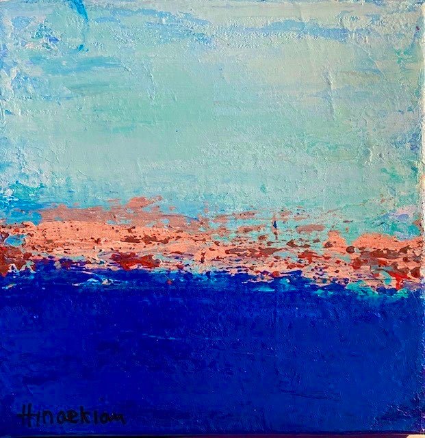 Ocean Blue by Peggy Hinaekian