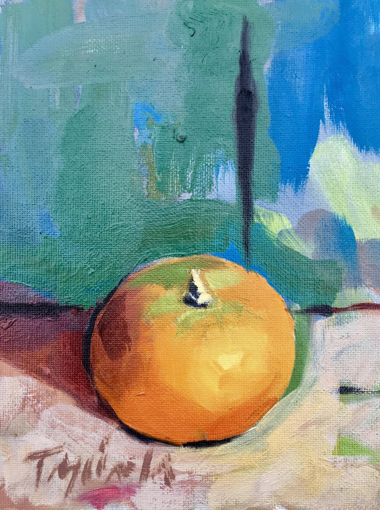 Tangerine No. 2 by Barbara Trzcinski